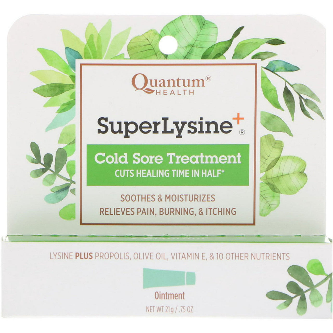 Quantum Health Super Lysine Plus Cold Sore Treatment, 0.75 Oz
